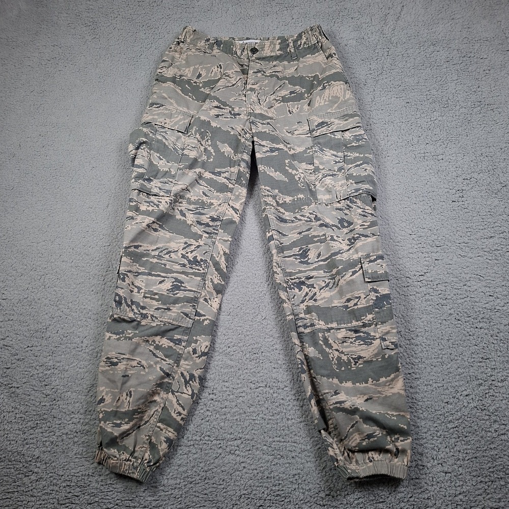 USAF Air Force ABU Tiger Stripe Digital Camo Cargo Jogger Pants Mens 30R